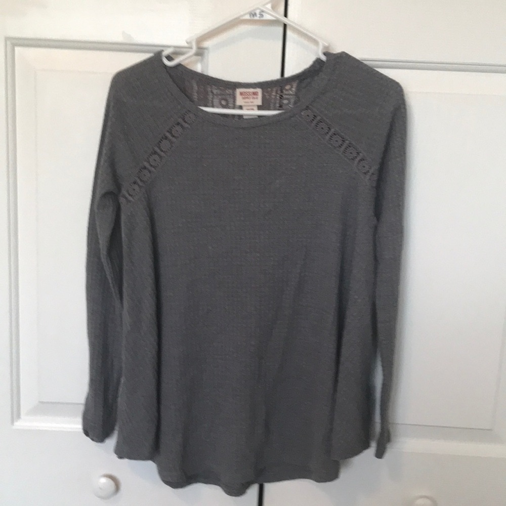 Grey long sleeve Massimo sweater